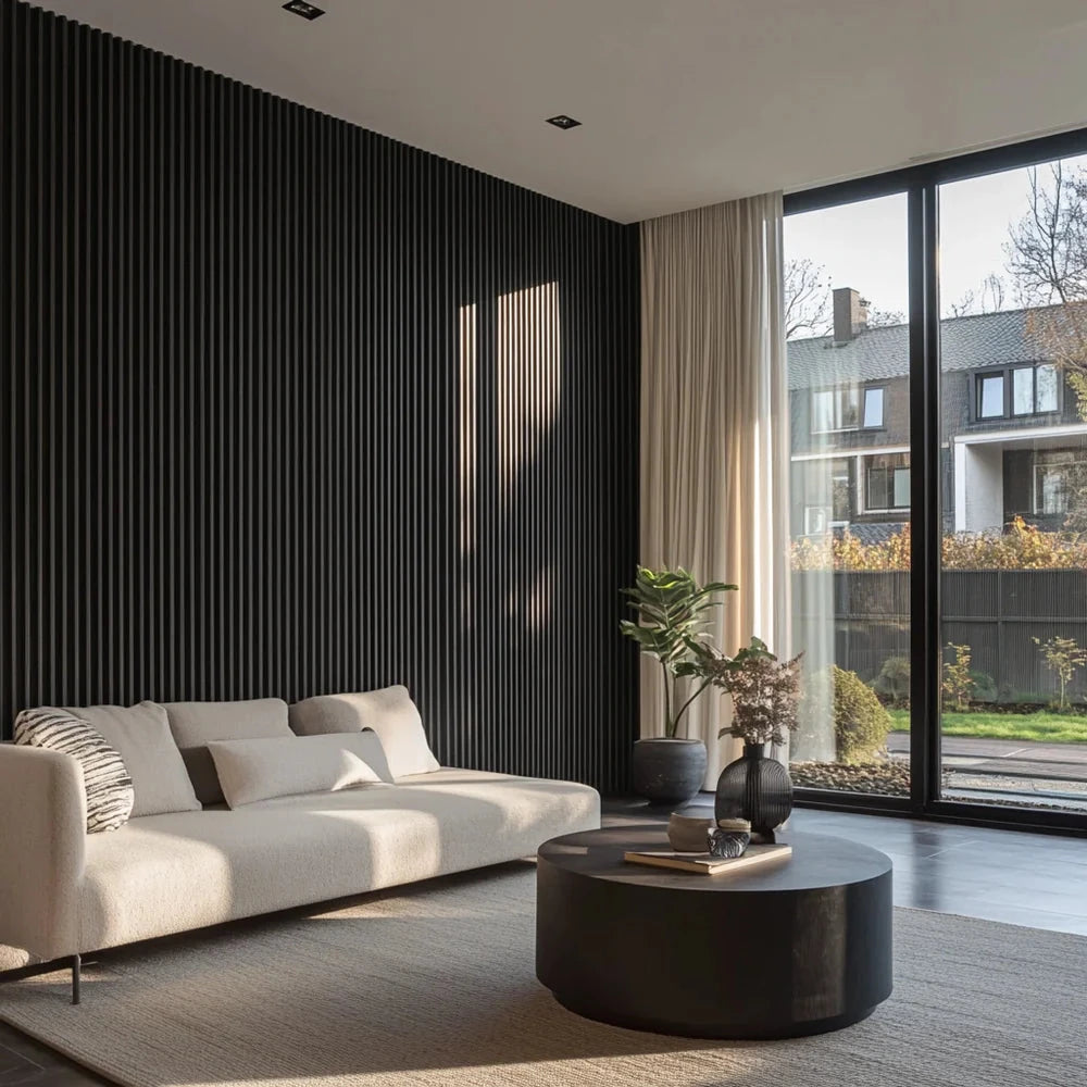 Akoestisch wandpaneel Blackwood Luxovision