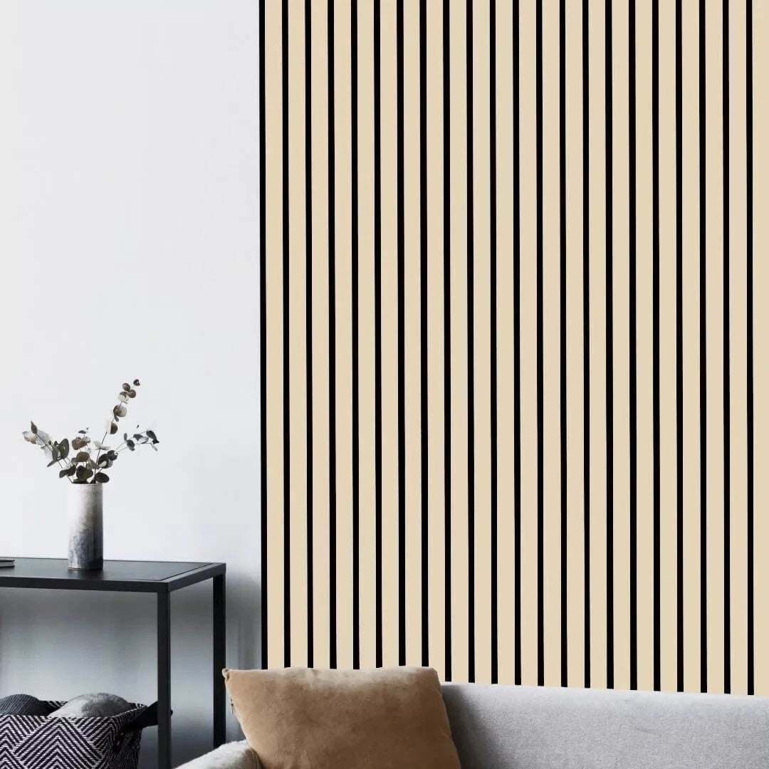 Akoestisch wandpaneel Beige Deluxe Luxovision